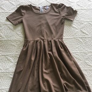 LuLaRoe Tan Amelia Dress